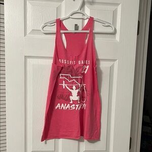 Pink CrossFit Games Women's Tank Top L